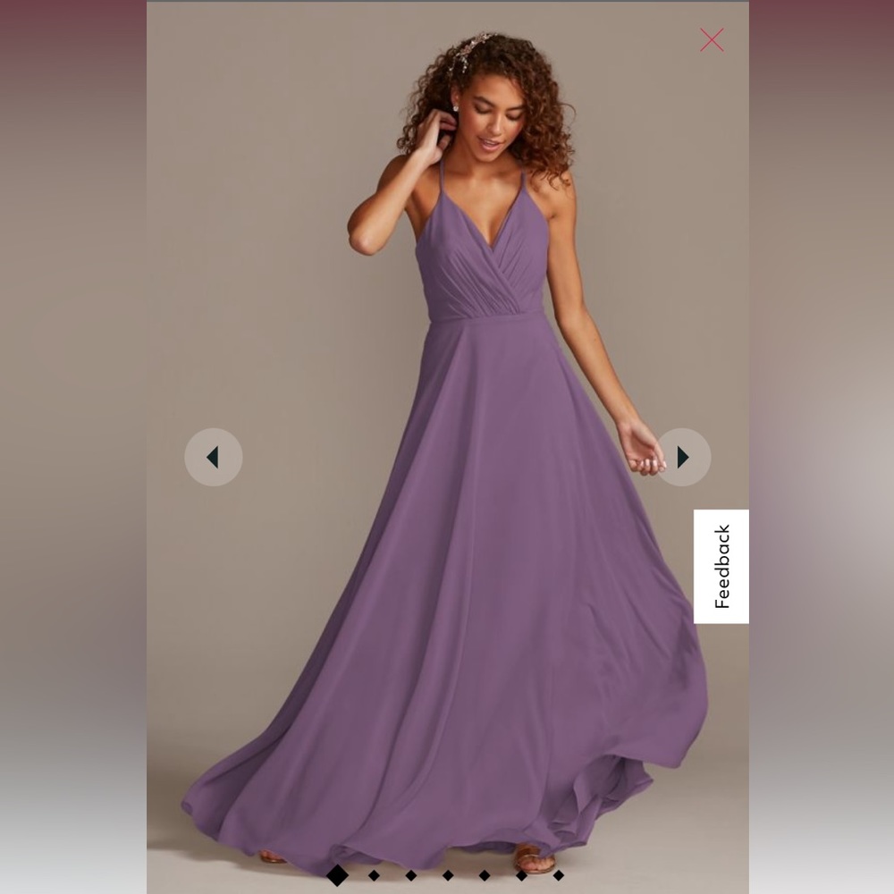 David’s Bridal Bridesmaid Dress - Wisteria